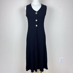 Vintage Sheri Martin Dress Womens Six Midi 90s Y2K Boho Quirky Phoebe Buffet USA